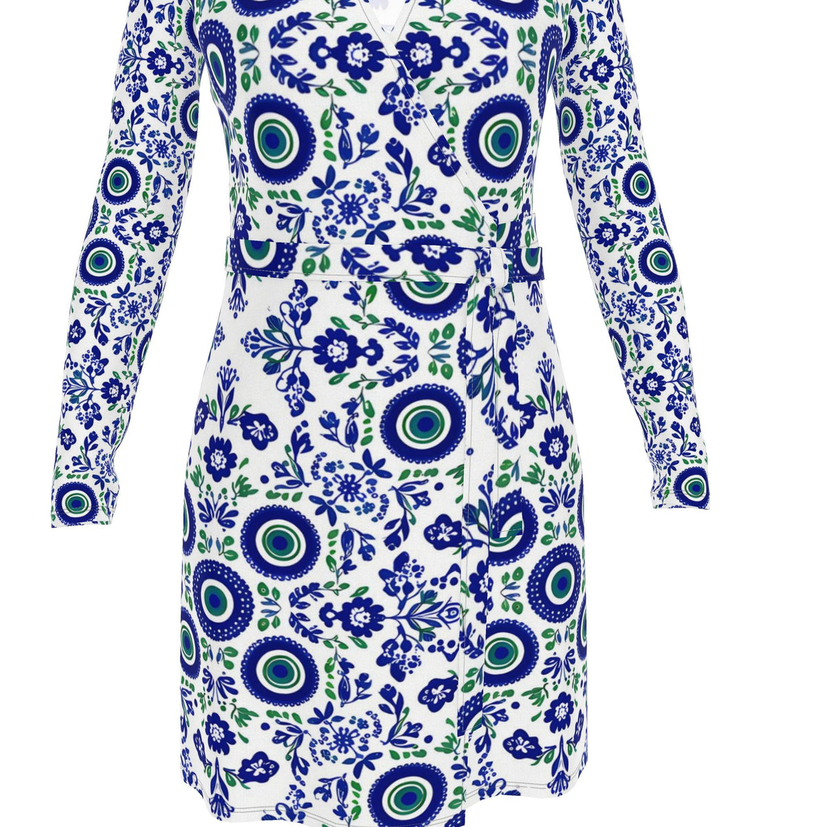 Garden folk wrap dress (5)