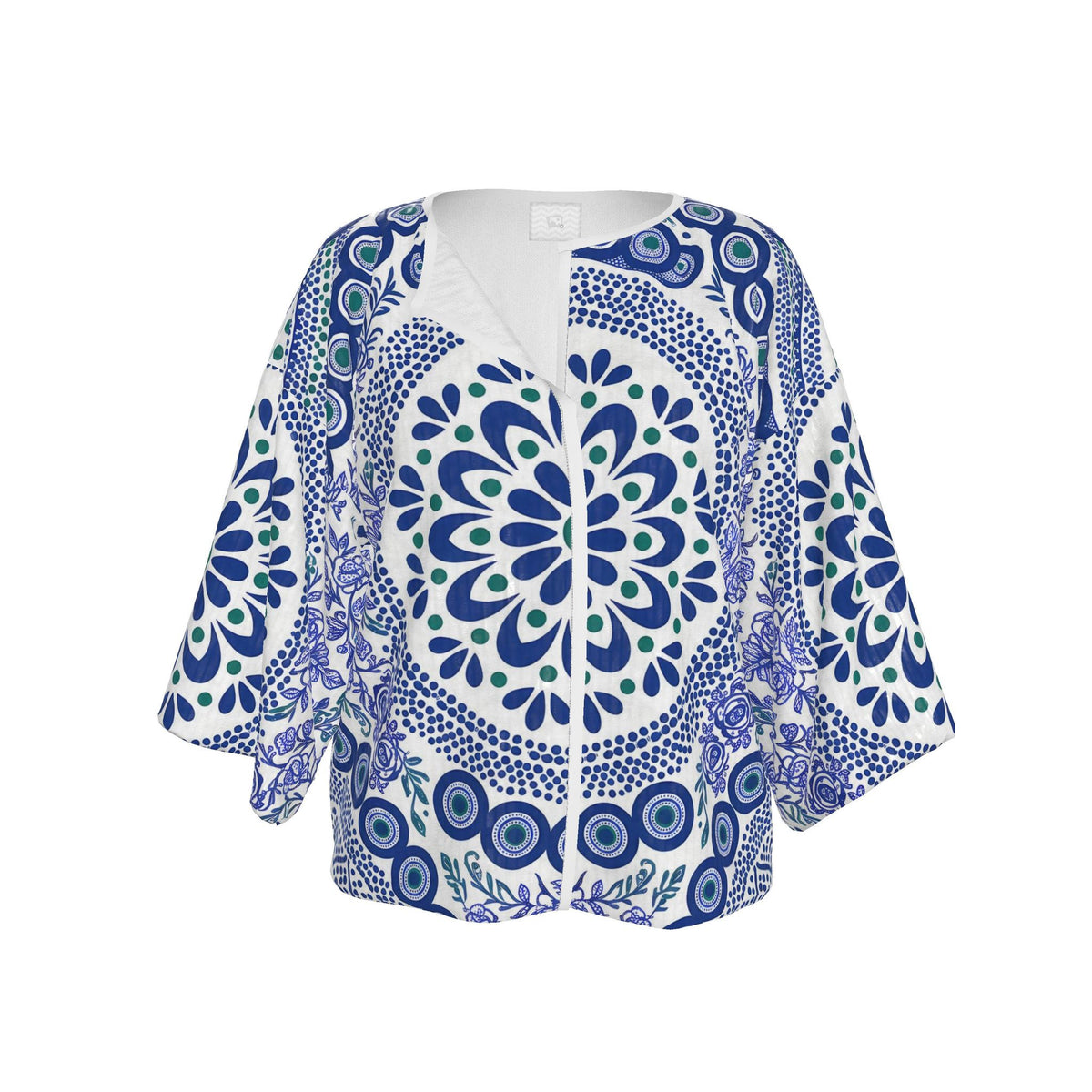 Medallion velour kimono jacket (2)