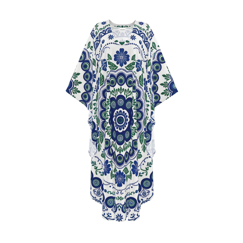 Mandala silk kaftan
