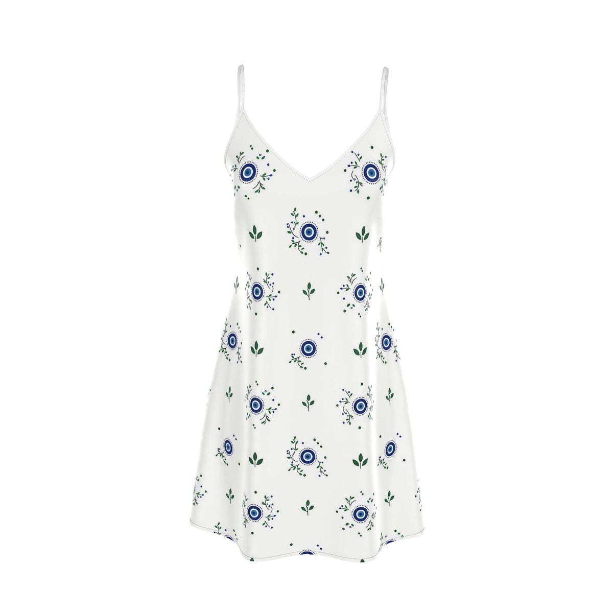 Meadow satin slip dress