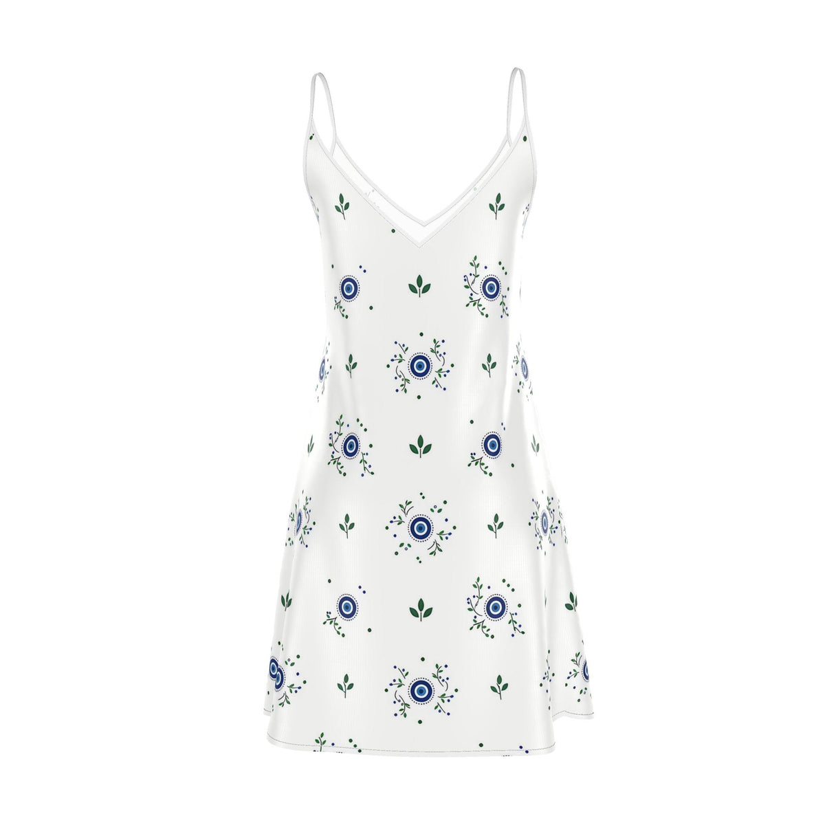 Meadow satin slip dress (2)