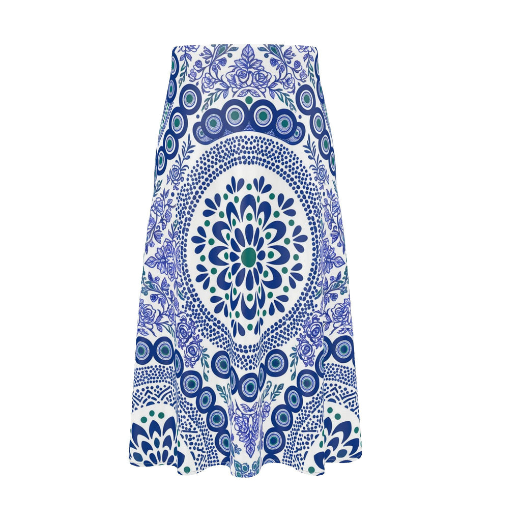 Medallion midi skirt