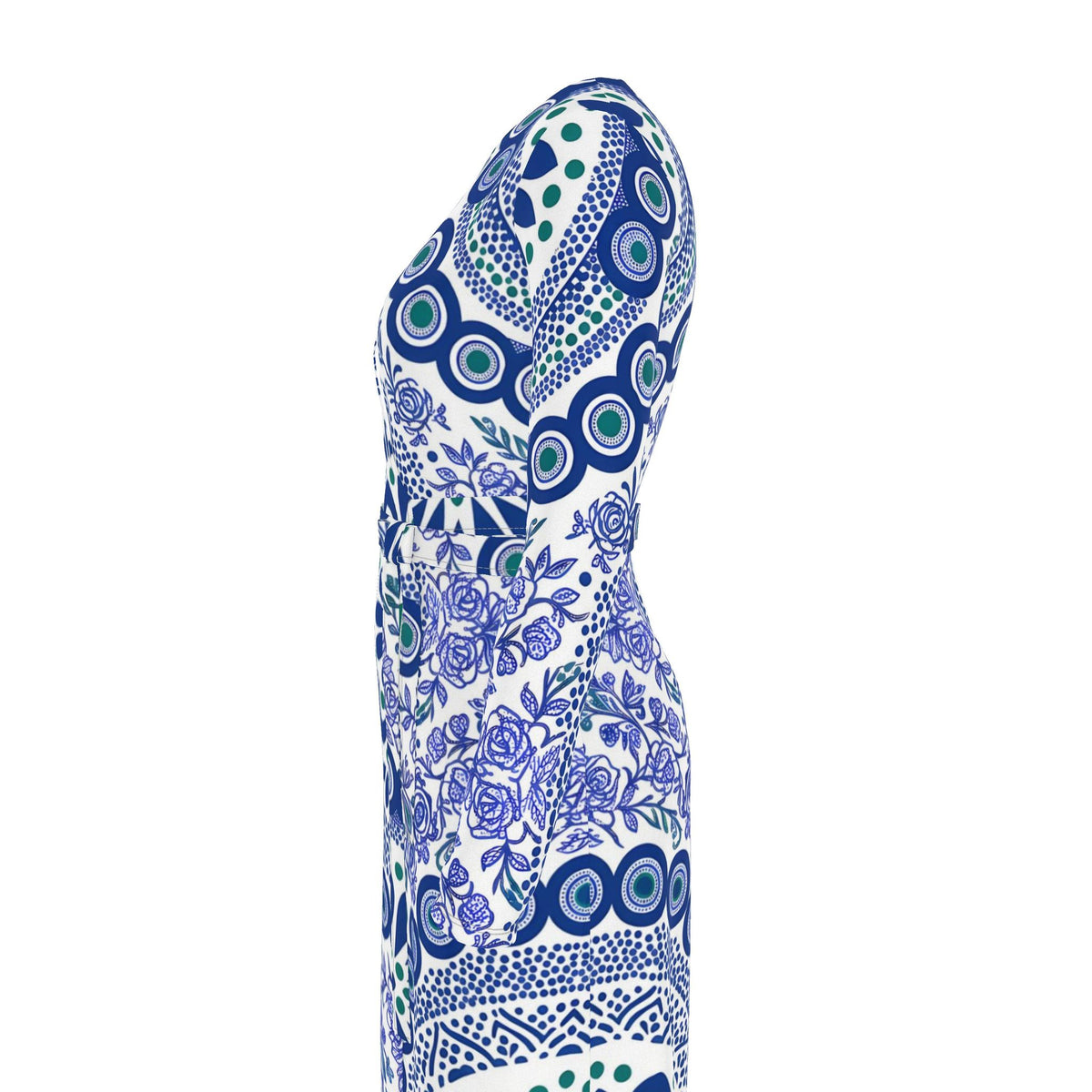 Medallion wrap dress (2)