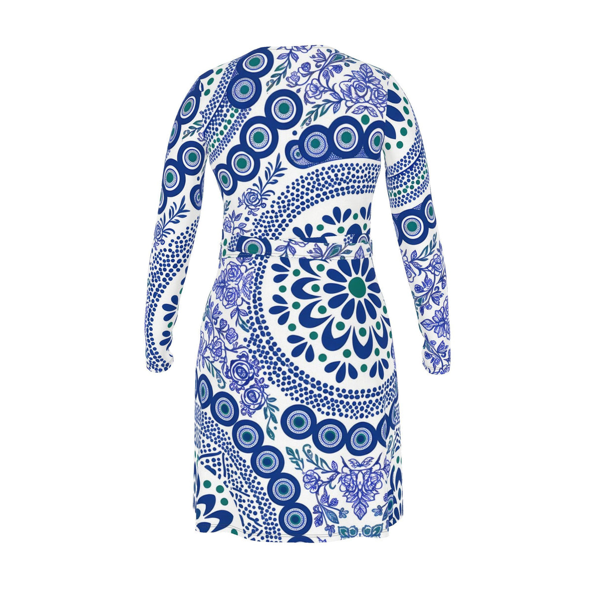 Medallion wrap dress (4)