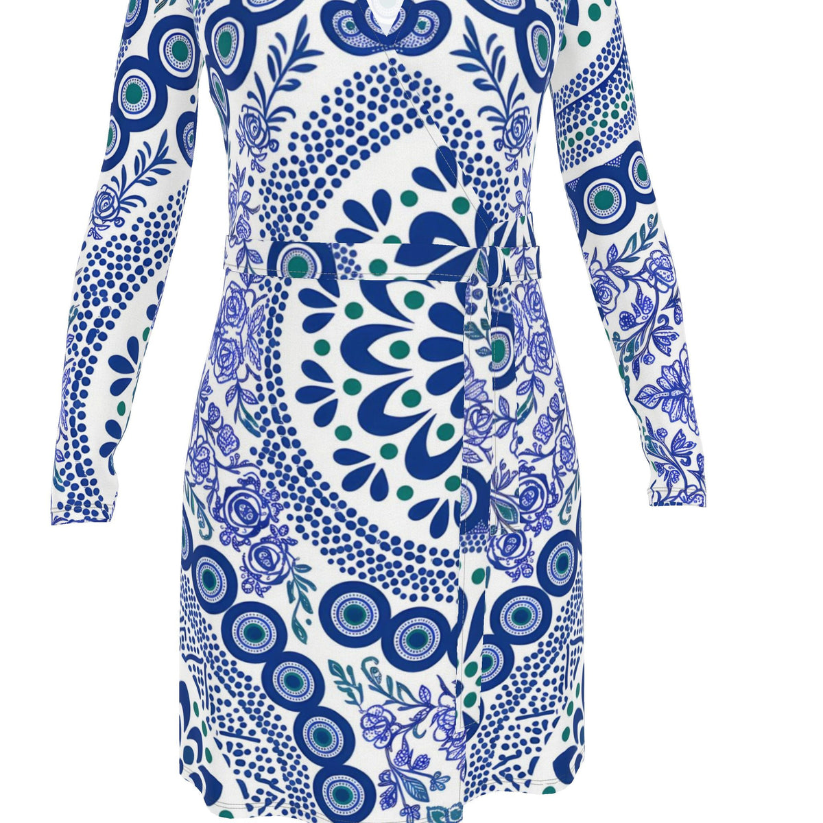 Medallion wrap dress (5)