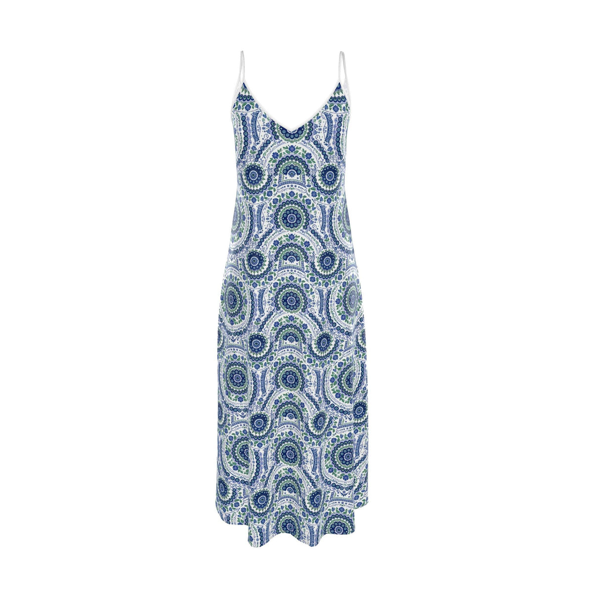 Mandala maxi slip dress