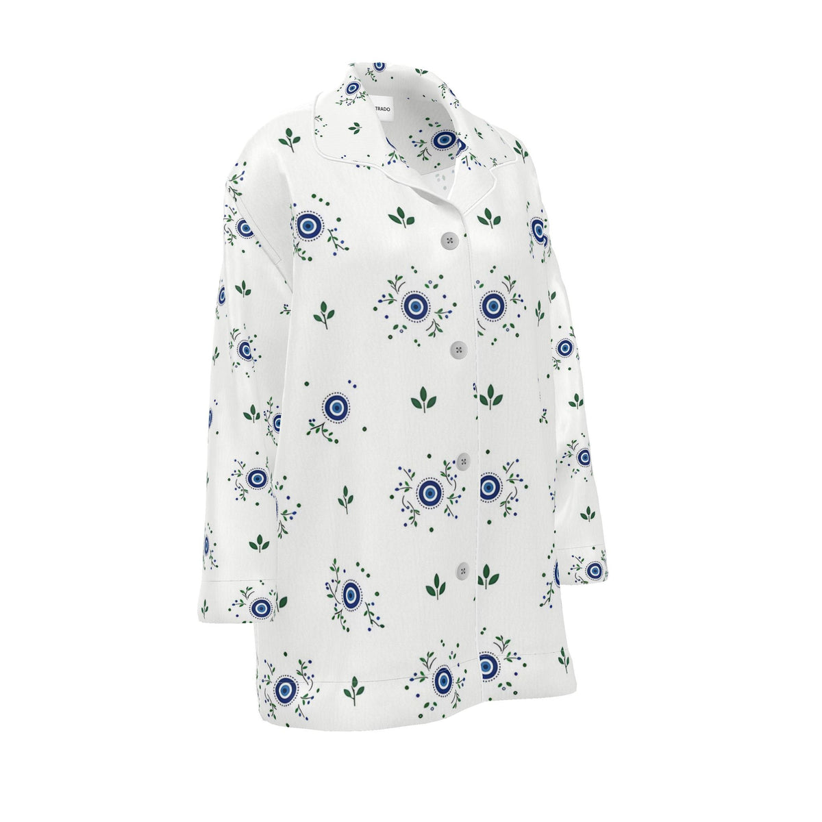 Meadow silk pyjama shirt
