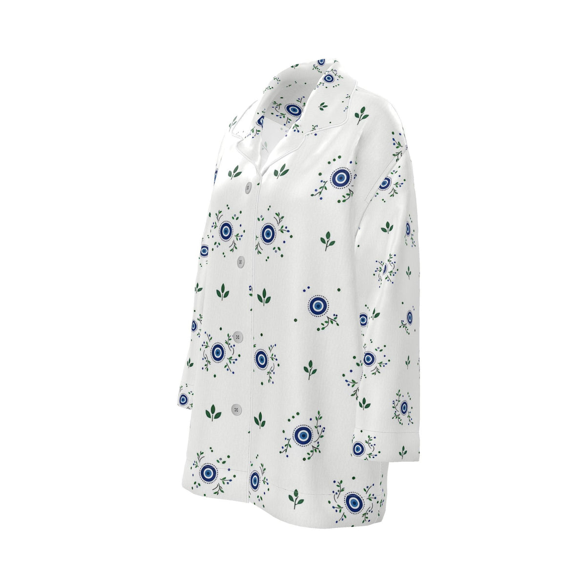 Meadow silk pyjama shirt (5)